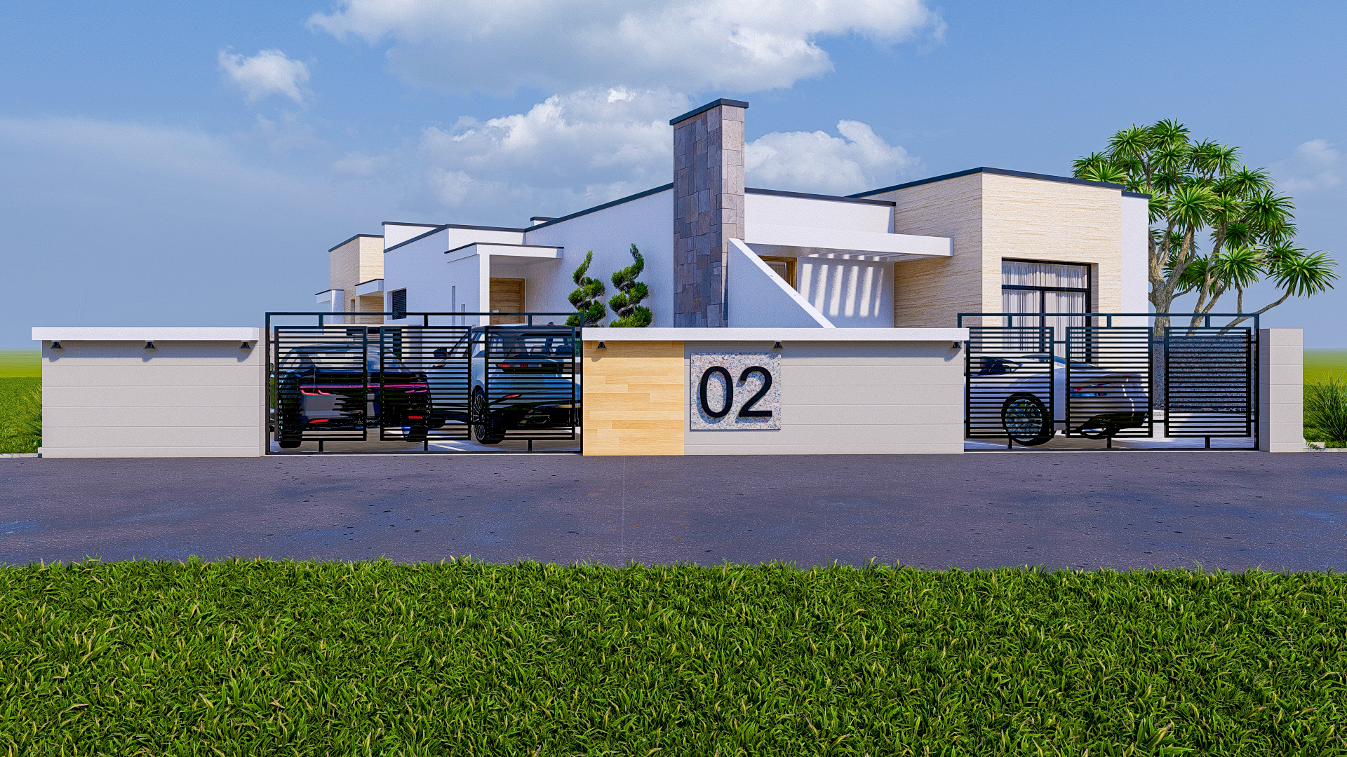 4 IN 1 RESIDENTIAL HOUSE